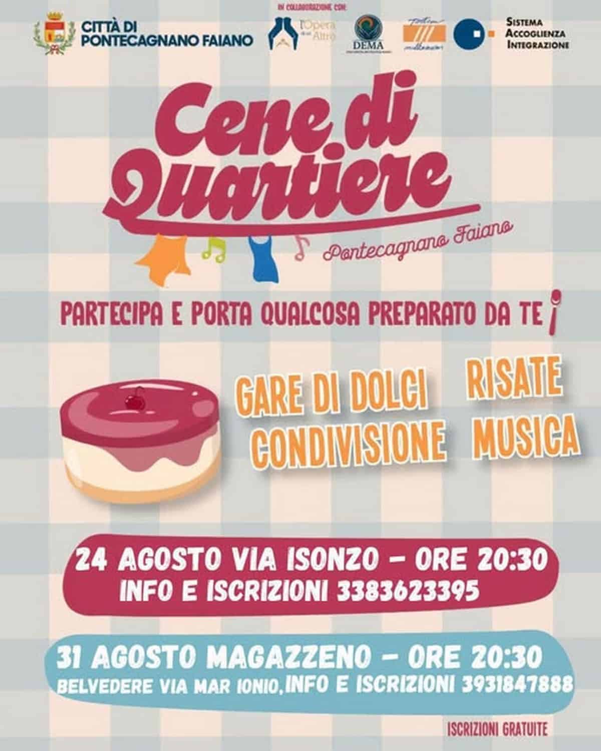 pontecagnano faiano cene quartiere
