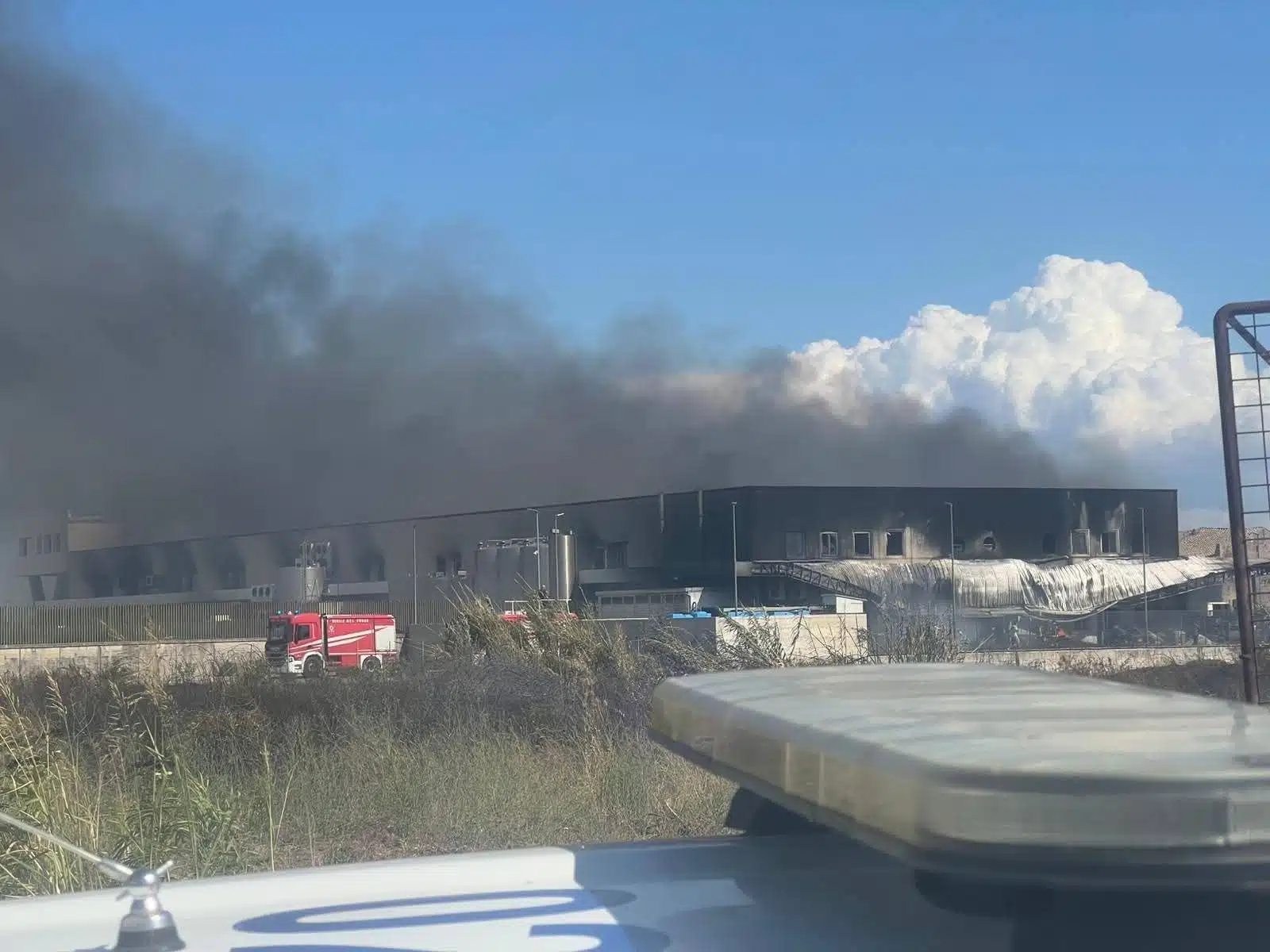 Incendio Battipaglia giffoniello