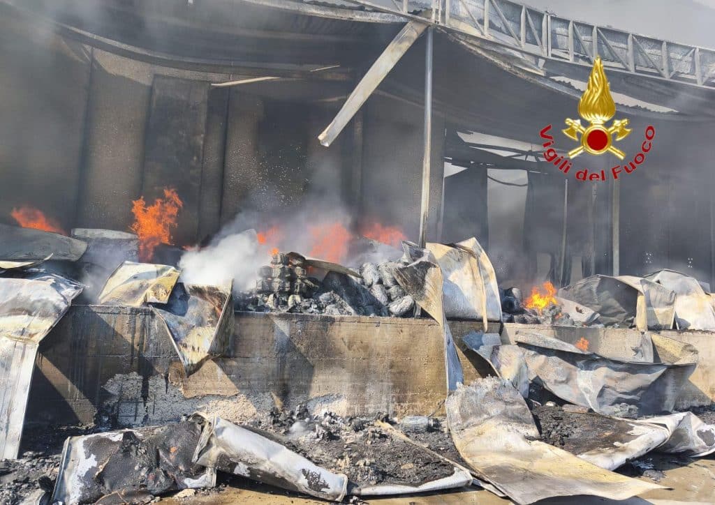 Incendio Battipaglia