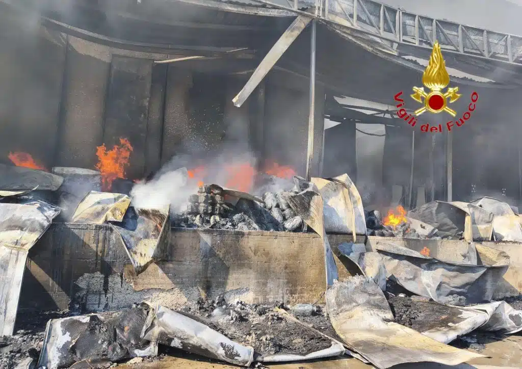 Incendio Battipaglia