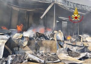 Incendio Battipaglia