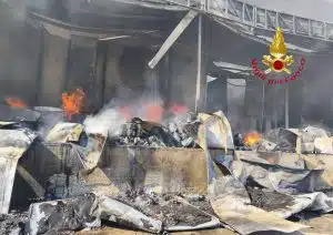 Incendio Battipaglia
