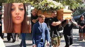funerali tina sgarbini femminicidio montecorvino rovella