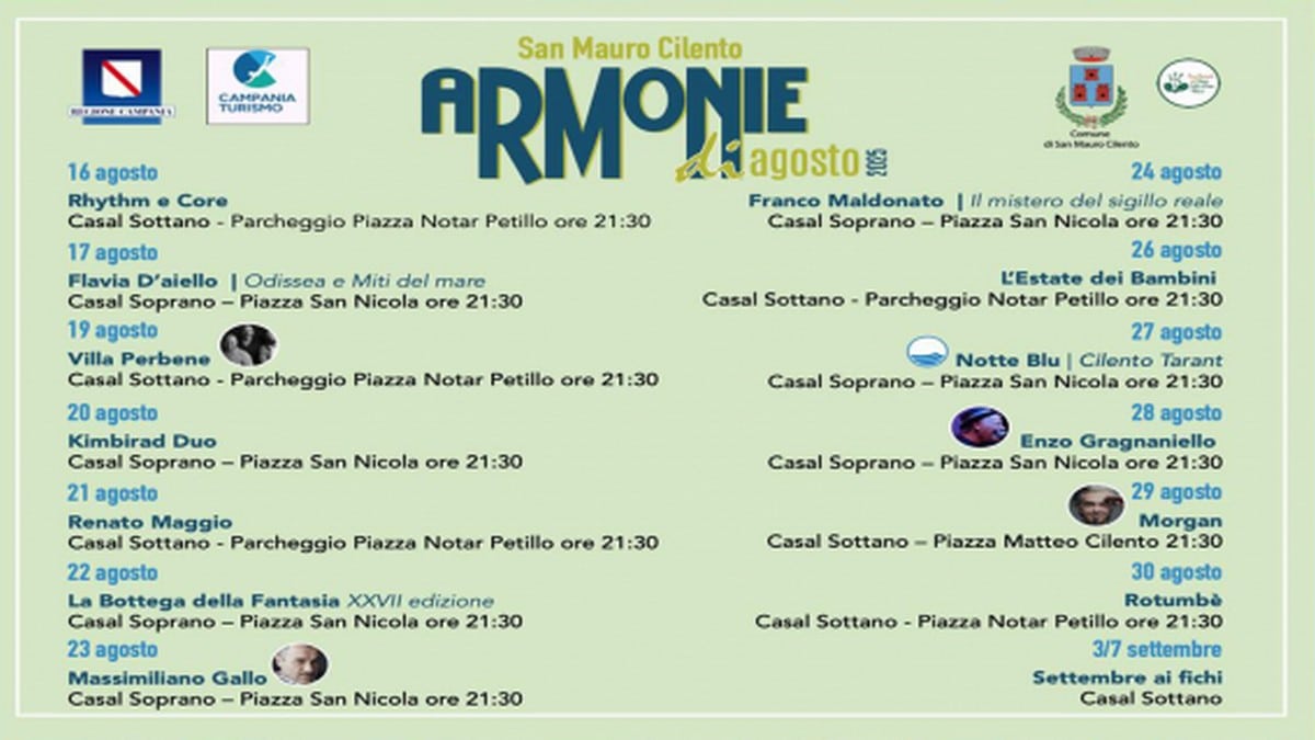 san mauro cilento armonie agosto 2025