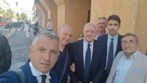 ospedale sapri delegazione roma attacco vincenzo de luca