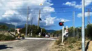 Eboli passaggio livello