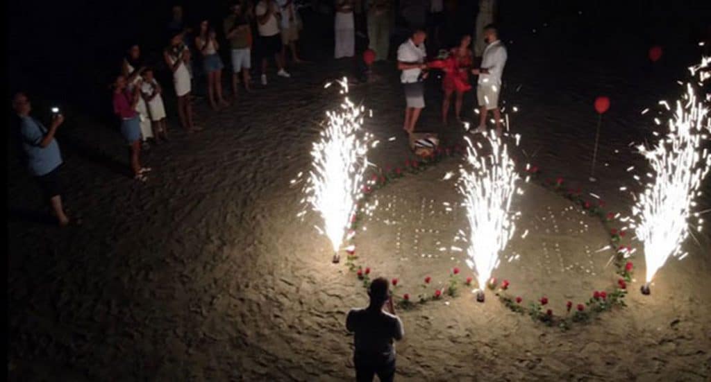 proposta matrimonio spiaggia salerno
