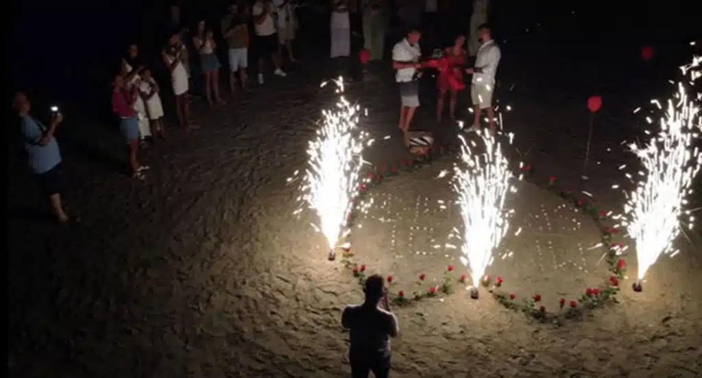 proposta matrimonio spiaggia salerno