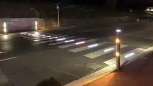 Strisce pedonali intelligenti Salerno