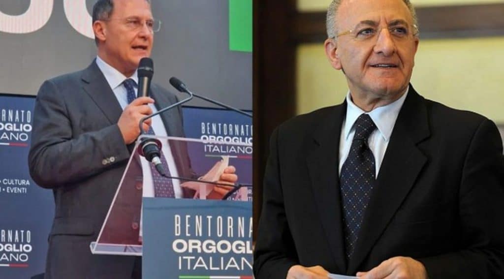 Cirielli querela vincenzo de luca attacco compagna