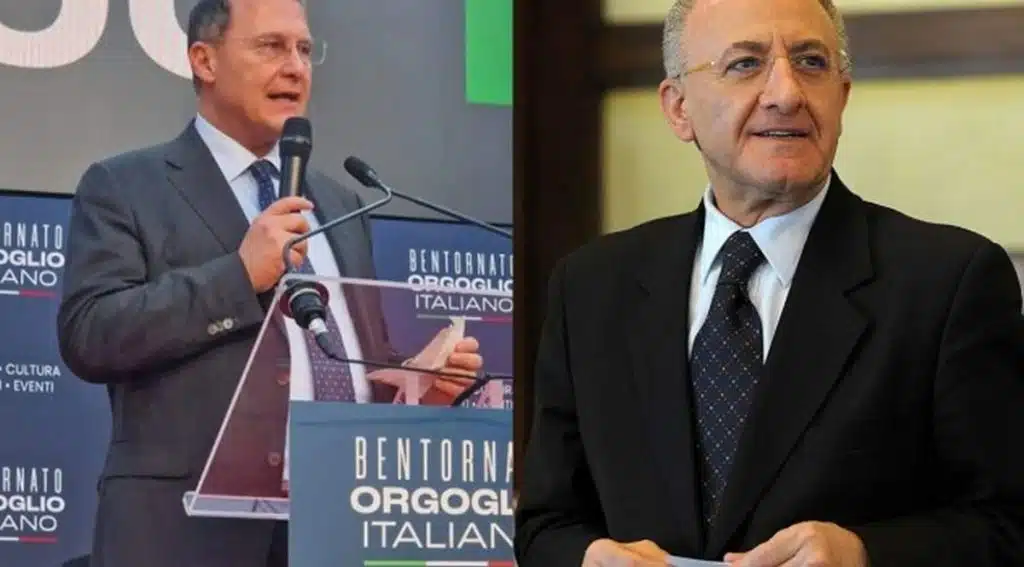 Cirielli querela vincenzo de luca attacco compagna