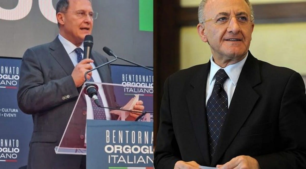 Cirielli querela vincenzo de luca attacco compagna