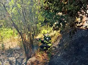 incendio siano 7 agosto