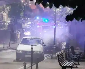 incendio auto nocera inferiore 23 agosto