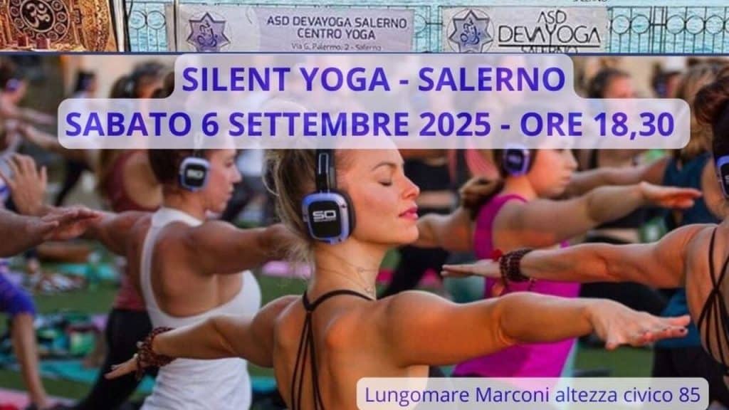 salerno silent yoga tramonto