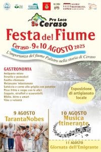 festa fiume ceraso 9-10 agosto 2025