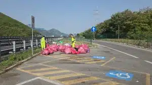 polla autostrada rifiuti