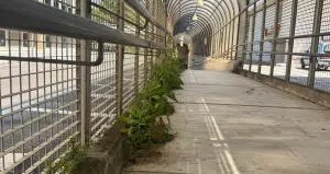 Salerno incuria sottopasso