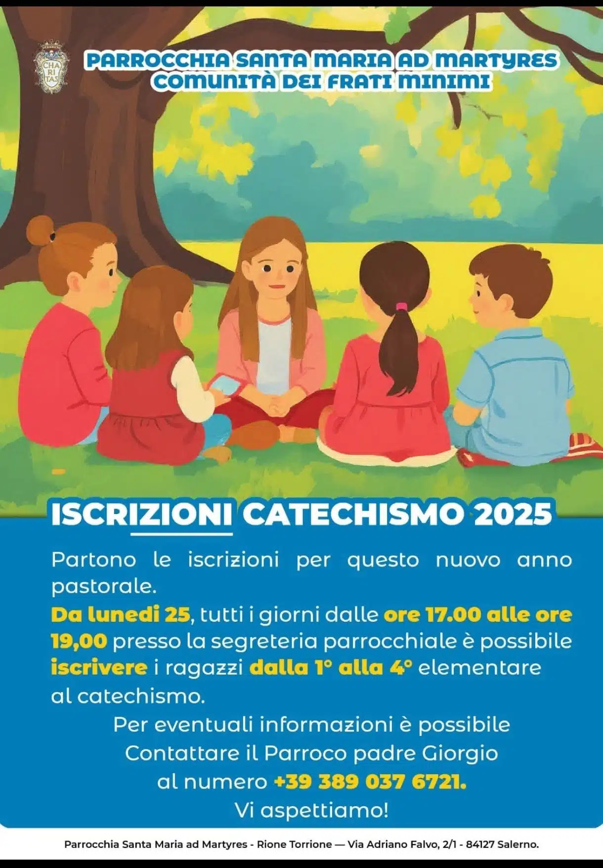 corsi catechismo salerno torrione 2025