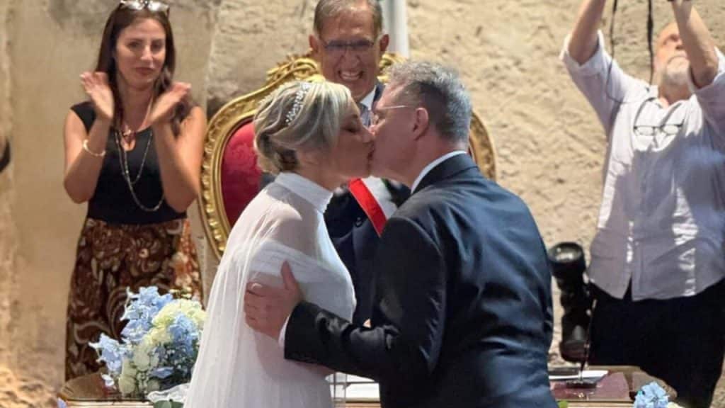 Ignazio La Russa al matrimonio tra Ciriello e Campitiello