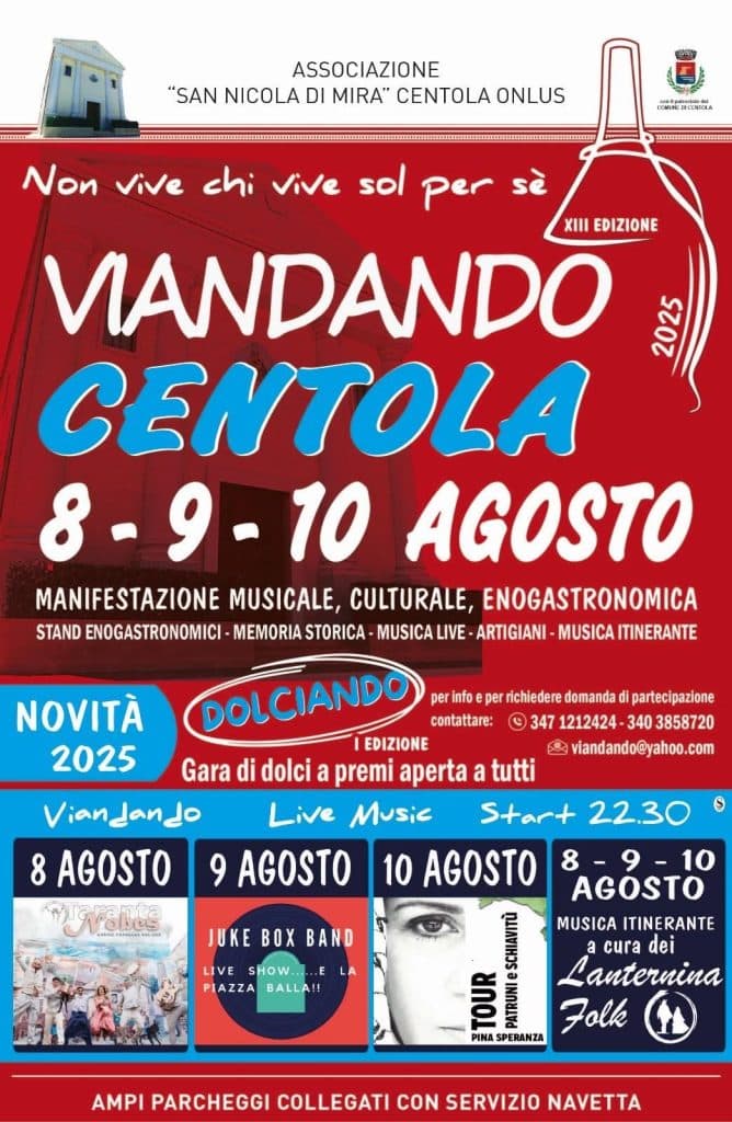 viandando centola 8-10 agosto 2025
