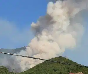 Baronissi incendio Aiello Antessano