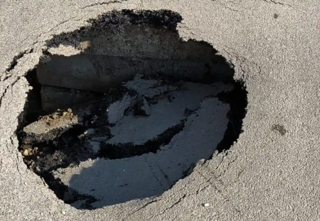 scafati asfalto danneggiato pioggia denuncia santocchio