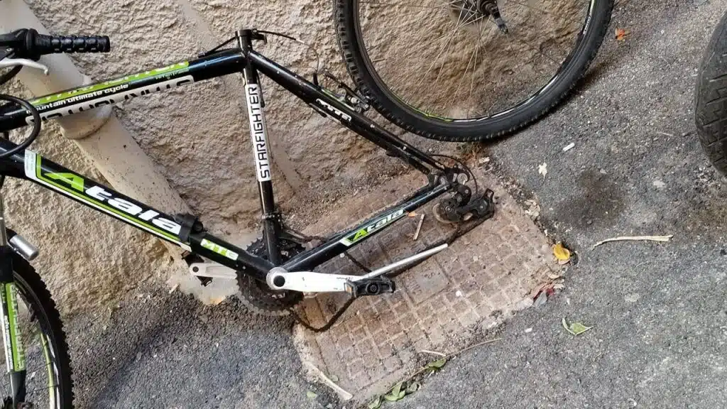 salerno bici smontata centro storico