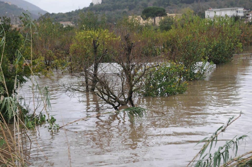 esondazione torrente solofrana nocera superiore inferiore cia campania
