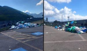 discariche aree sosta autostrada a2 polla allarme Italia dei Diritti