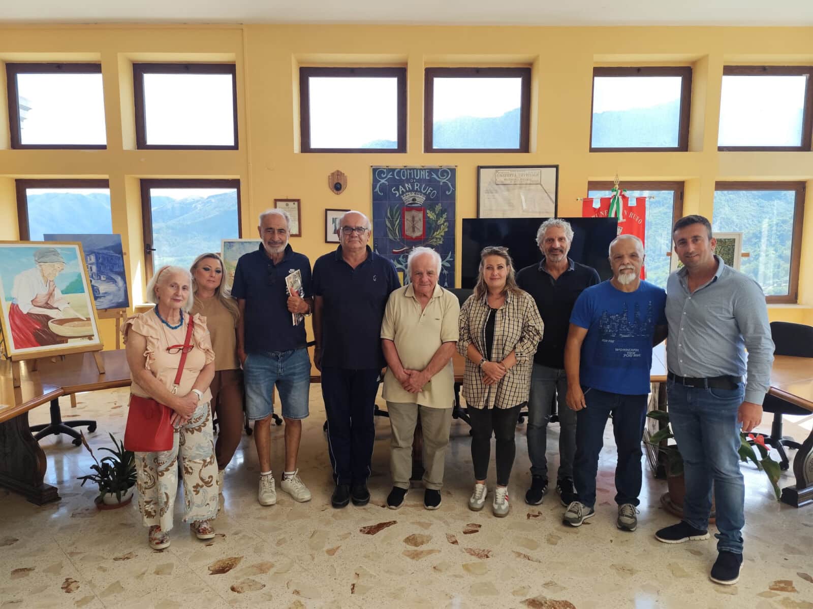 san rufo esposizione pittura fibrosi cistica