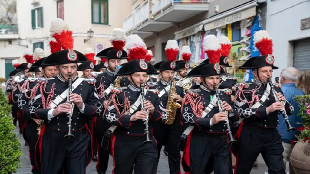 ravello concerto fanfara Reggimento Carabinieri Napoli