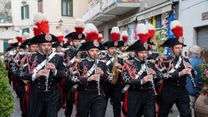ravello concerto fanfara Reggimento Carabinieri Napoli