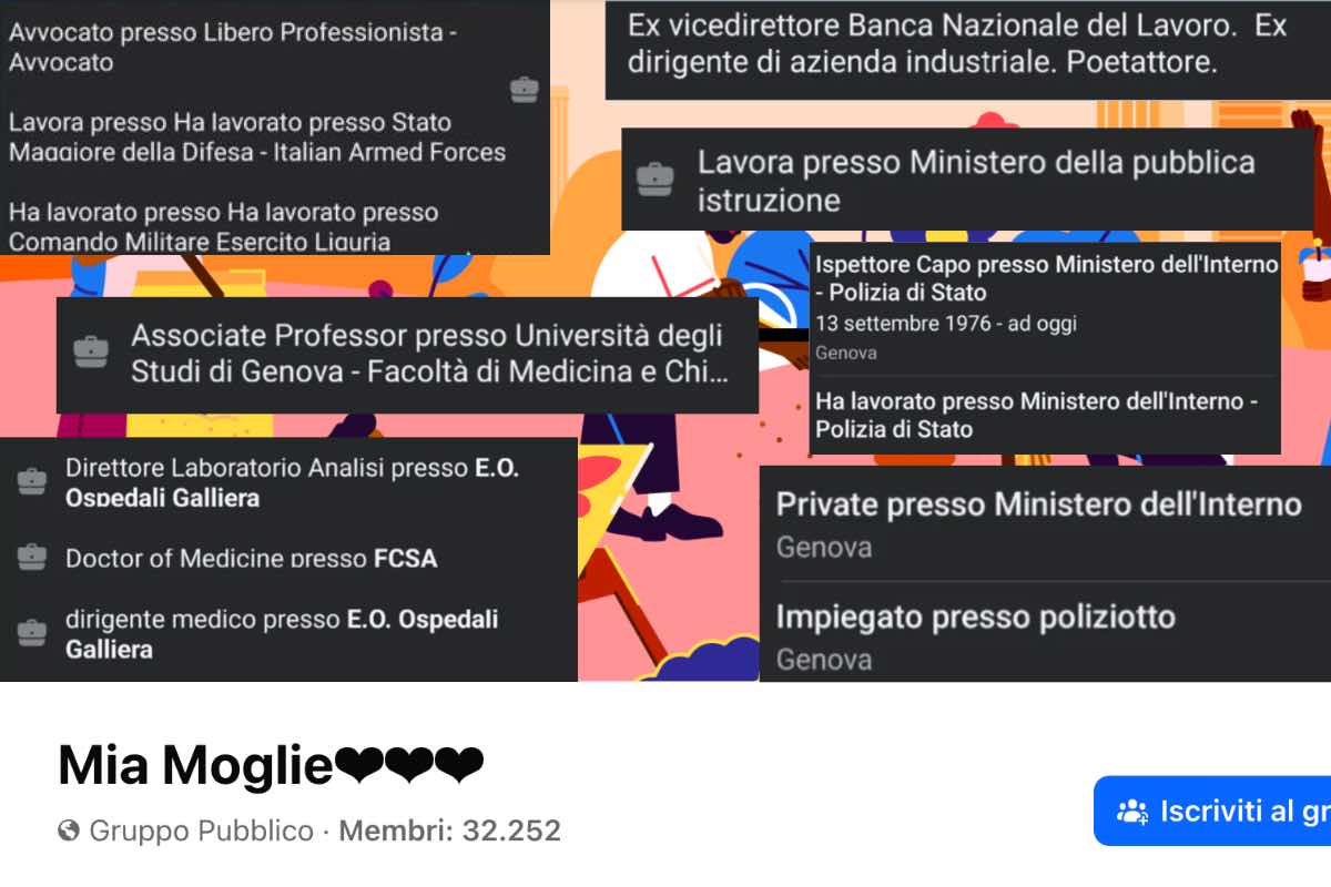 Scandalo “Mia Moglie”: nel gruppo Facebook anche professionisti insospettabili