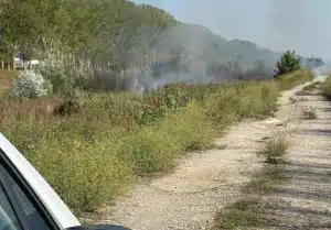 incendio polla sant'arsenio 27 agosto