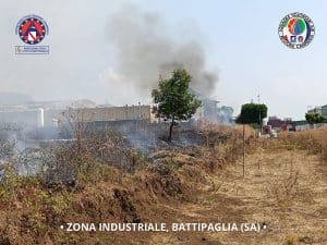 incendi Battipaglia Serroni Alto