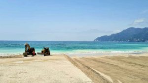 lavori ripascimento salerno proteste residenti 18 agosto
