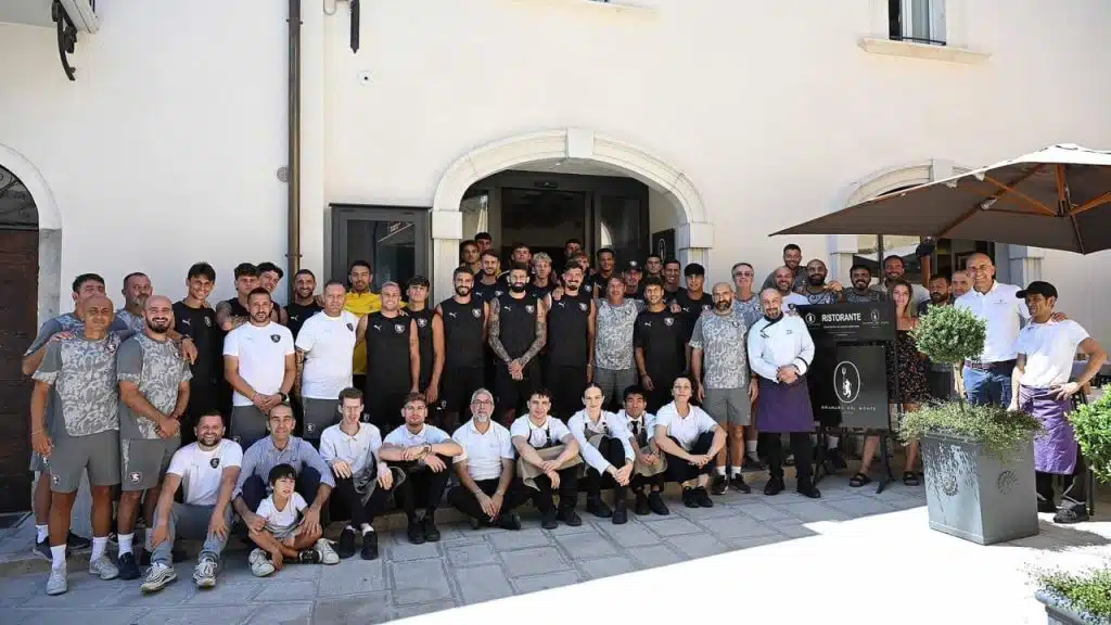 La salernitana conclude il ritiro e lascia Norcia