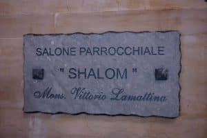caggiano salone parrocchiale shalom intitolato Vittorio Lamattina