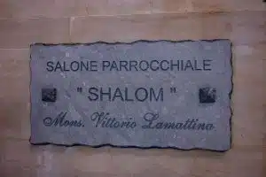 caggiano salone parrocchiale shalom intitolato Vittorio Lamattina