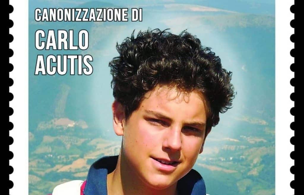 francobollo carlo acutis poste italiane canonizzazione