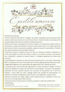 concorso letterario epistole amorose