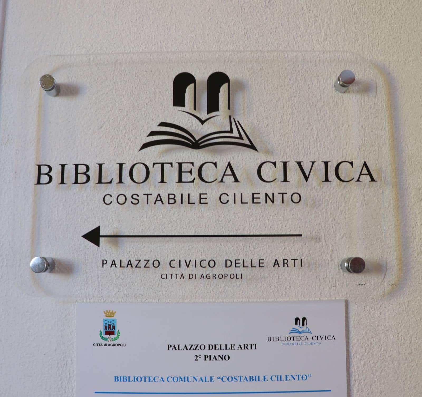 agropoli inaugurata biblioteca Costabile Cilento