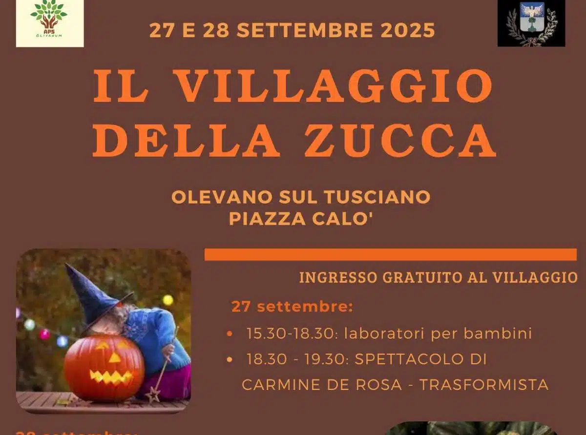 olevano sul tusciano villaggio zucca 2025