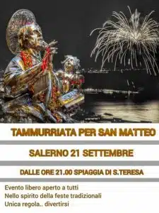 salerno tammurriata san matteo 2025