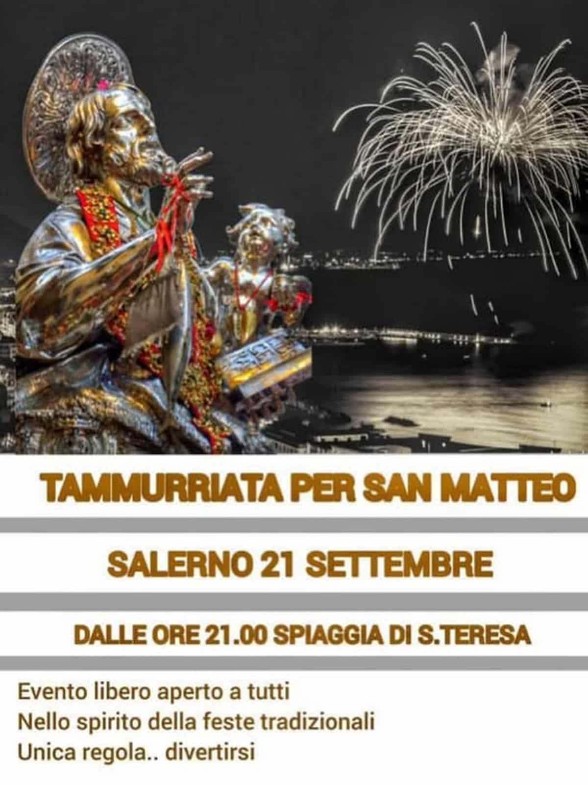salerno tammurriata san matteo 2025