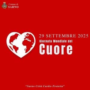giornata mondiale cuore sarno città cardioprotetta sindaco