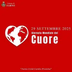 giornata mondiale cuore sarno città cardioprotetta sindaco