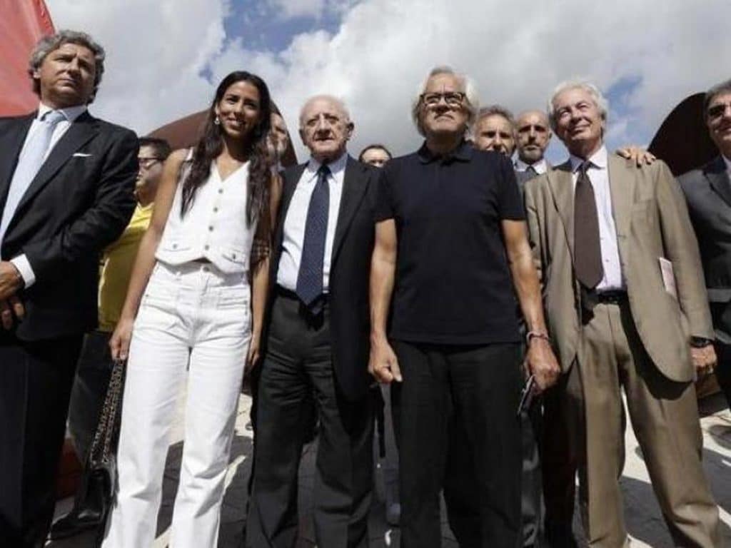gaffe vincenzo de luca anish kapoor inaugurazione metro napoli