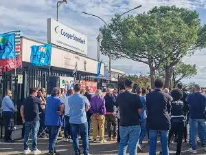cooper standard battipaglia sindaci piana sele roma 1 ottobre
